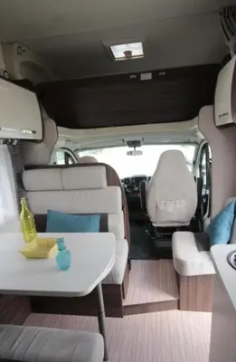 a view of the inside of a camper van at Portugals Infinity - AutoCaravana Luxo in Faro