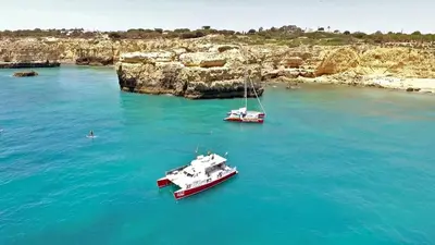 two boats in a large body of water at Marina Vilamoura - Aquamar 005 By Vilamoura Sun in Quarteira