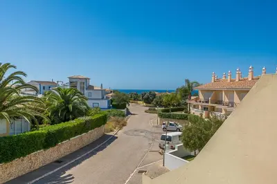 a view of a street in a residential neighbourhood at Rosal Beach House in Albufeira