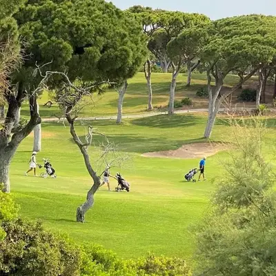 Sunny Villa with golf front view