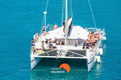 a group of people on a boat in the water at #178 Monte das Churras 1 by Home Holidays in Albufeira