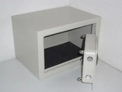 a white box with a window in a wall at Original Apartments in Albufeira