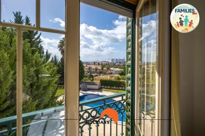 a window view of a view from a house at #201 Families Only - Quinta da Flor in Albufeira