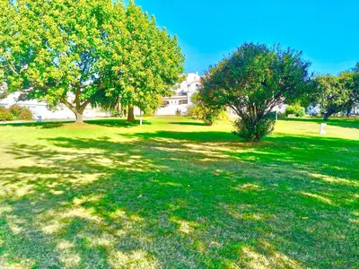 a field of grass with trees in it at Resort Albufeira T1, Praia da Oura in Albufeira