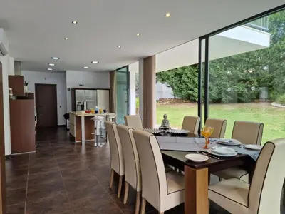 a living room with two couches and a tv at Villa Nobre - VIP Properties by Interhome in Albufeira