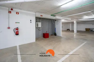 an empty room with a fire hydrant on the wall at #233 Fox Trail by Home Holidays in Albufeira