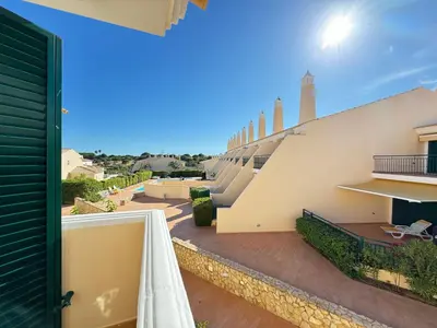a view from the balcony of a house at Casa Coral Azul in Albufeira