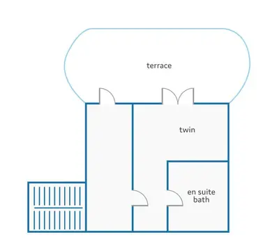 a block diagram of an apartment building at Villa Casa Jasmim by Villa Plus in Quarteira