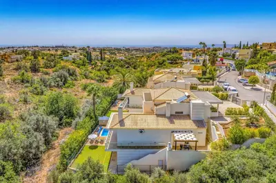 an aerial view of a house at Villa Casa Joao by Villa Plus in Albufeira