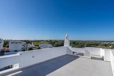 a view from the roof of a house at Casa da Amélia in Albufeira