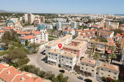 an aerial view of a city with buildings at LUIS - Vilamoura in Vilamoura