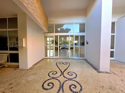 an empty lobby with a heart design on the floor at Marina Mar Retreat by SAPvillas in Vilamoura