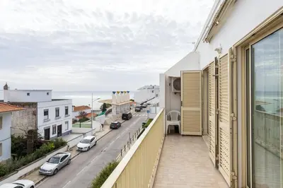 a balcony with a view of a street at TAC - Cerro Belo in Albufeira