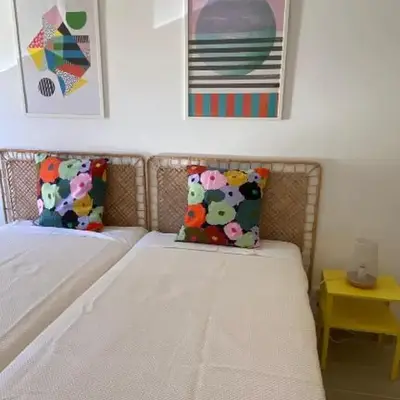 Apartamento 5 min a pé da praia
