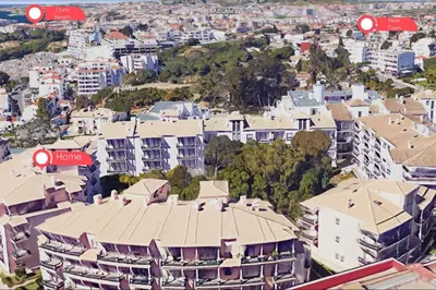 an aerial view of a city with buildings at #274 T3 Bicos T by Home Holidays in Albufeira