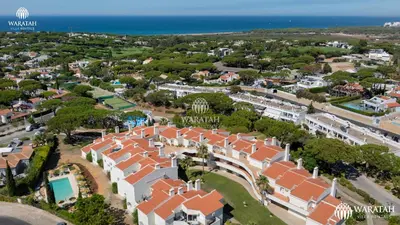 an aerial view of a residential neighborhood with houses at Apartment Lamine in Loulé