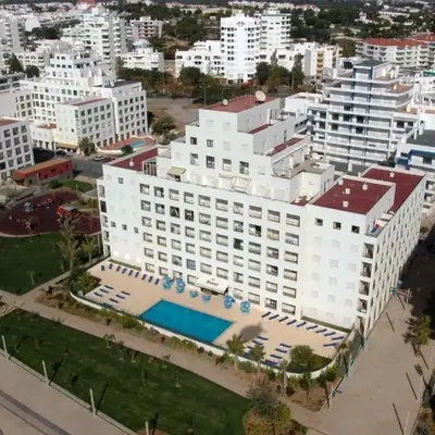Quarteira First Line Front Beach Pool Flat View