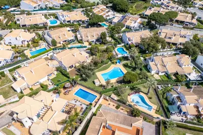 an aerial view of a suburb with houses at Casa da Paz by Algarve Holidays in Albufeira