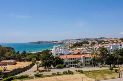 a view of a city and the ocean at Albufeira Comfort Luxury Quinta Barracuda in Albufeira