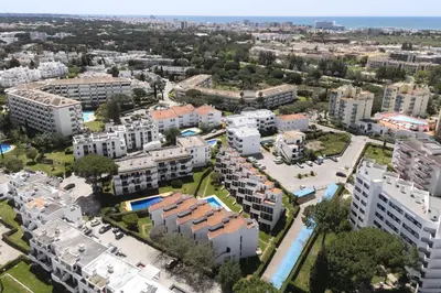 an aerial view of a city with buildings at Fonte Moura - With pool by HD in Vilamoura