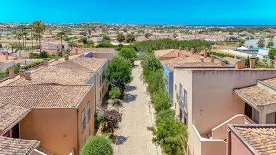 an aerial view of a villa with a swimming pool at Entre o Vale e o Mar - Vale Parra in Guia