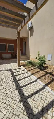 a shadow of a building with a basketball hoop at Quinta Do Vale 32 by AL in Guia