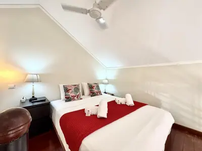 a bedroom with a bed with towels on it at Vilamoura Marina View 3 by Homing in Vilamoura