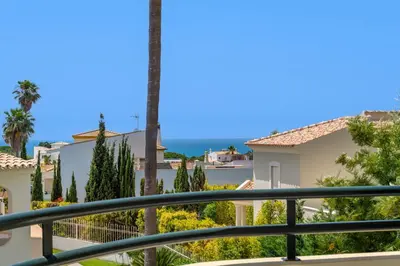 a view from the balcony of a house at Apartment Galé Mar By Zimzala & Bedzy in Guia