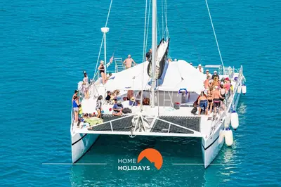 a group of people on a boat in the water at #286 Avenida de Ceuta - Alsol by Home Holidays in Quarteira