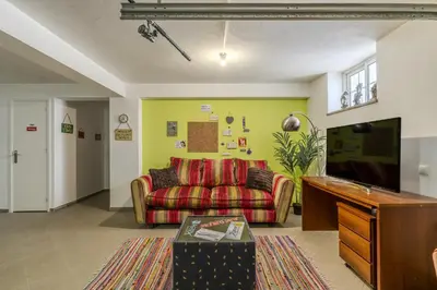 a kitchen with white cabinets and a washing machine at #343 Villa with Pool & Jacuzzi by Home Holidays in Albufeira