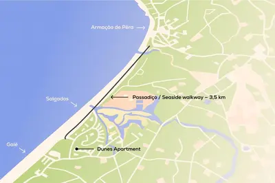 a map of the proposed site of the proposed subdivision at Dunes Apartment - Near the Beach in Guia