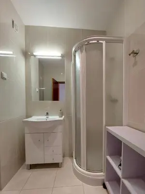 a bathroom with a shower and a sink at Cimo do Monte Natur by SAPvillas in Vilamoura