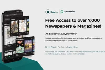 a screenshot of the homepage of the newspots magazines website at Cosy 2Bdr Flat in Faro Downtown by LovelyStay in Faro