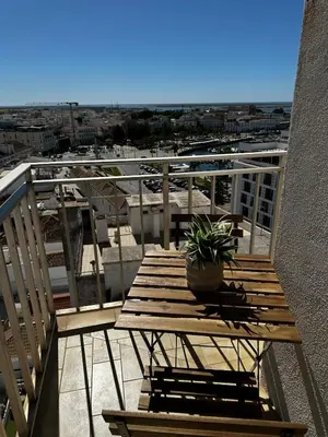 a view of a city from the balcony of a building at Old town and Rias view in Faro