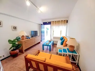 a bedroom with a bed and a window at Apartment Joyce - Sunny Way by Interhome in Albufeira