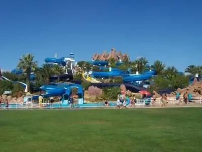 a large water park with a water slide at Apartment Wohnung mit Terrasse by Interhome in Albufeira