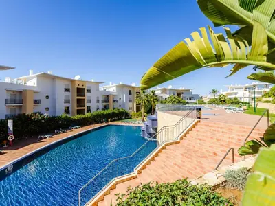 an image of a swimming pool at a resort at Apartment Elena 1 mit Blick auf das Wasser by Interhome in Albufeira