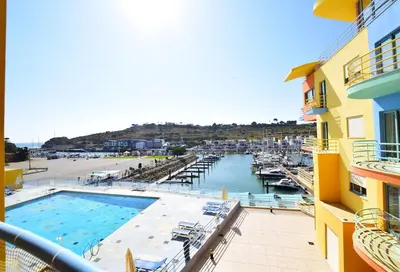 a view of a marina with a swimming pool at Marina Sunny Heaven TatiHomes 2 in Albufeira