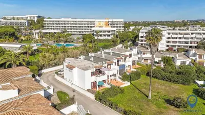 an aerial view of a building in a city at Balaia Mar 63D By MTPhomes in Albufeira