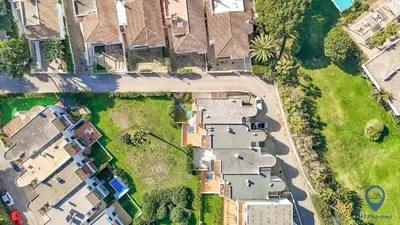 an overhead view of a row of houses at Balaia Mar 63A by MTPhomes in Albufeira