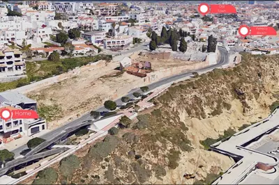 an aerial view of a city with a road at #351 Edificio Marina 1 D by Home Holidays in Páteo