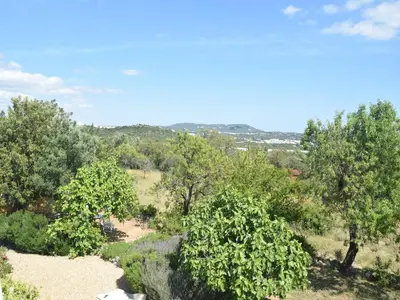 an overhead view of a field with trees at Elegant Loulé Mansion with Pool in Loulé
