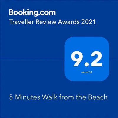 a screenshot of a phone with minutes walk from the beach at 5 Minutes Walk from the Beach in Albufeira