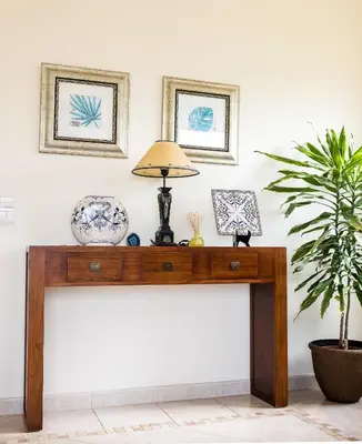 a set of stairs and a window with potted plants at Laguna Formosa in Faro