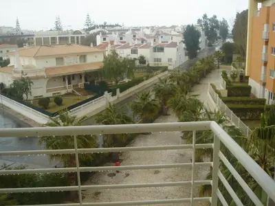 a view from the balcony of a apartment building at Apartamento Vilamoura in Quarteira