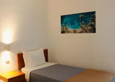 a close up of a bed in a room at Vegas Residence - Adults Only in Albufeira