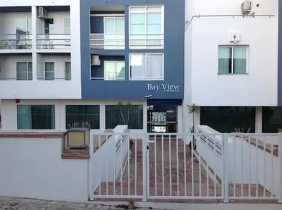 a view of the entrance to the bay view apartment building at Bayview Apartment 213 in Albufeira