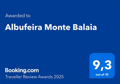 a blue rectangle with the words albertina monticella at Albufeira Monte Balaia in Albufeira