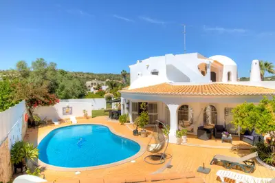 an image of a house with a swimming pool at Villas2go2 V5 Vilamoura XXI in Vilamoura