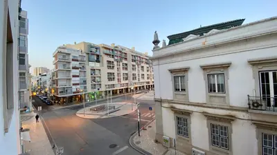 an aerial view of a city street with buildings at Downtown by Check-in Portugal in Faro
